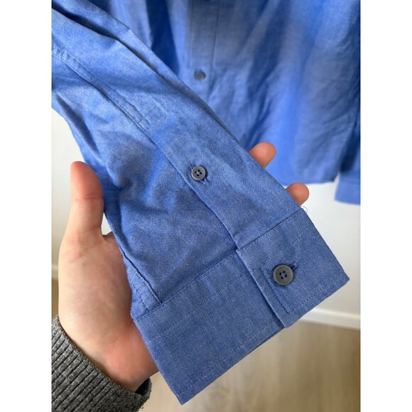Lululemon Men’s All Town Button Down Lightweight Long-Sleeve Shirt XL Collared - Picture 4 of 9